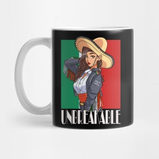 Mexican Girl Pride Mariachi Sombrero Unbreakable Mug